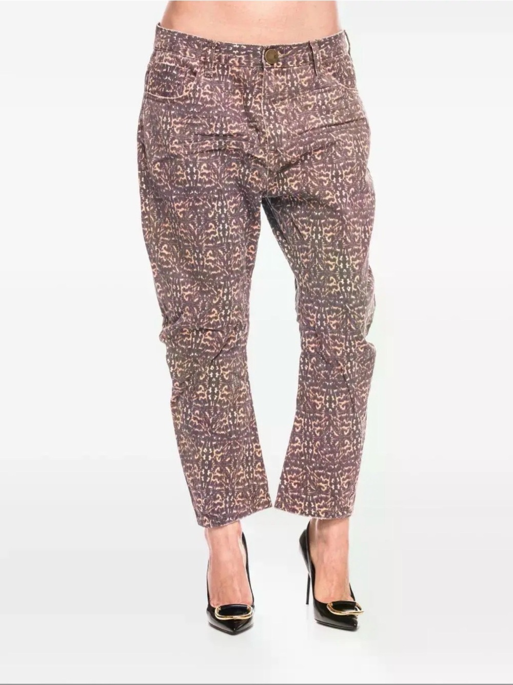 NWOT One Teaspoon Azteca Leopard Tapered Jean